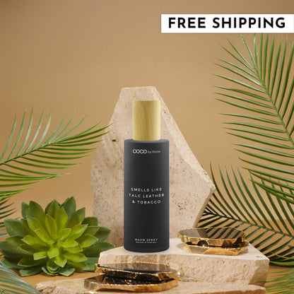 Smells Like Room spray 5oz Smells Like Talc Leather & Tobacco Room Spray CRSSL5-TAL 24 $ Lava Rock Diffusers Stone Candles Stew's Incense