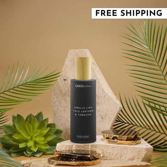 Smells Like Room spray 5oz Smells Like Talc Leather & Tobacco Room Spray CRSSL5-TAL 24 $ Lava Rock Diffusers Stone Candles Stew's Incense