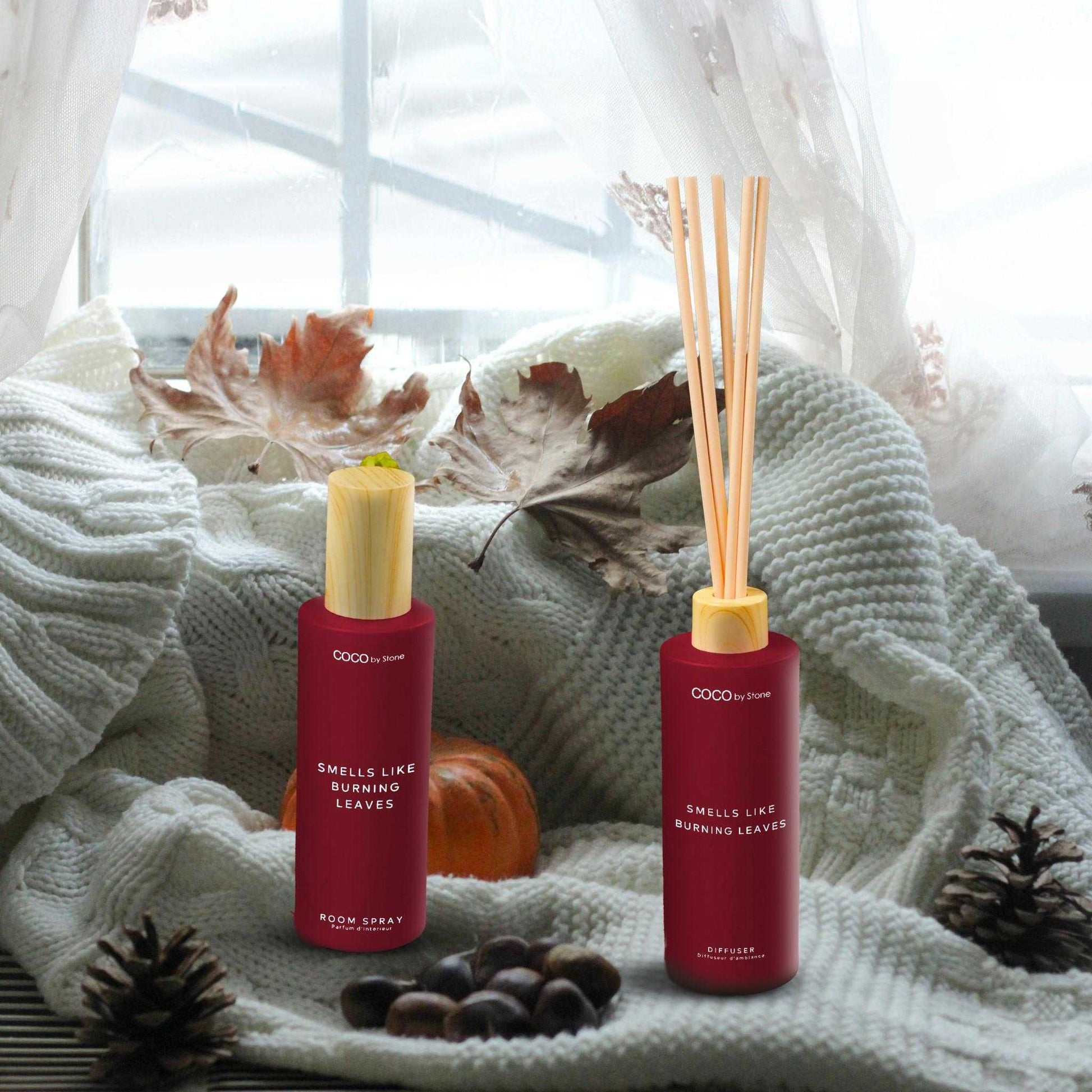 Smells Like Room spray 5oz Smells Like Burning Leaves Room Spray CRSSL5-BUR 24 $ Lava Rock Diffusers Stone Candles Stew's Incense