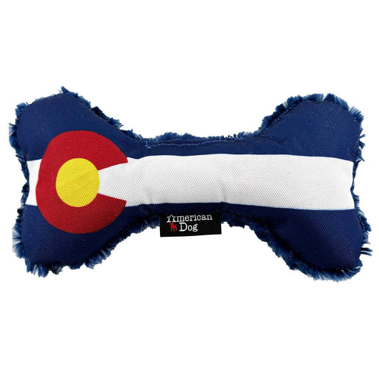 Dog Toys Colorado Flag Bone (Nylon & Fleece) sku-46808347803907 15 $ Pet Lovers Store American Dog Stew's Incense