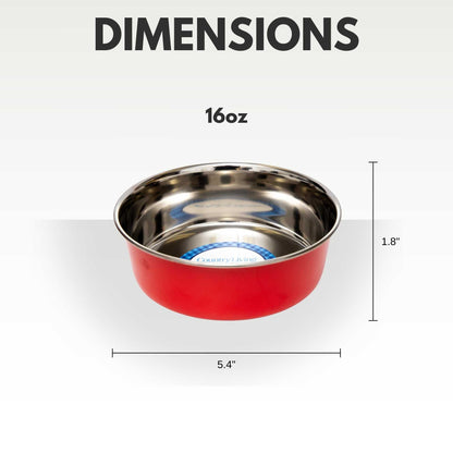 Bowl Country Living Set of 2 Heavy Gauge Stainless Steel Dog Bowls - Perfect for Food & Water SBS 2491 18 $ Pet Lovers Store American Pet Supplies Stew's Incense