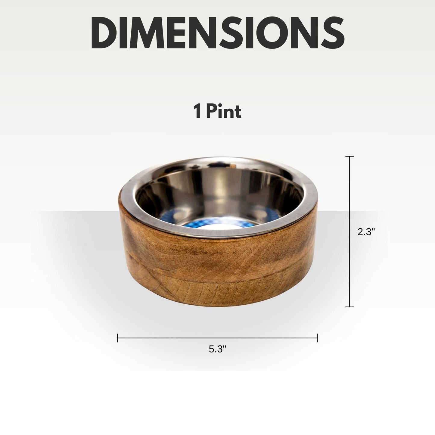 Mangowood Bowls Country Living Stainless Steel Dog Bowl with Cylindrical Mango Wood Holder CWB 310M 18 $ Pet Lovers Store American Pet Supplies Stew's Incense