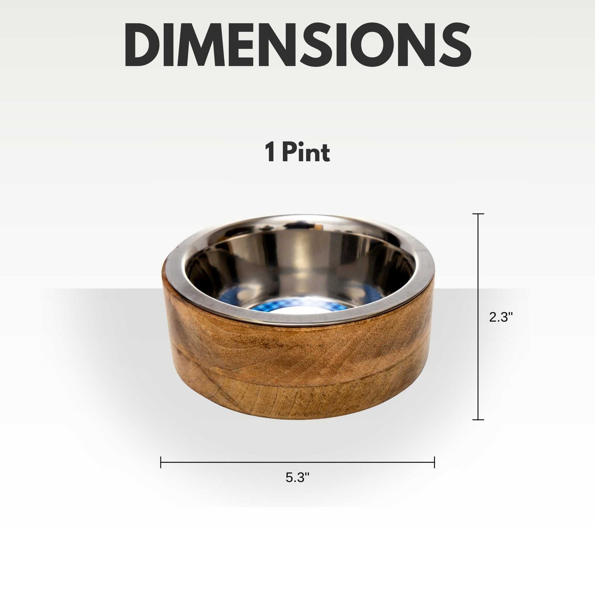 Mangowood Bowls Country Living Stainless Steel Dog Bowl with Cylindrical Mango Wood Holder CWB 310M 18 $ Pet Lovers Store American Pet Supplies Stew's Incense