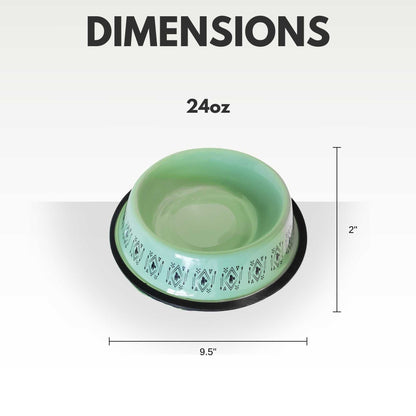 Bowl Non-Skid Boho Stainless Steel Dog Bowl – with Whimsical Unicorn Design, Silicone Base for Medium Dogs – 24oz BWL005 12 $ Pet Lovers Store American Pet Supplies Stew's Incense