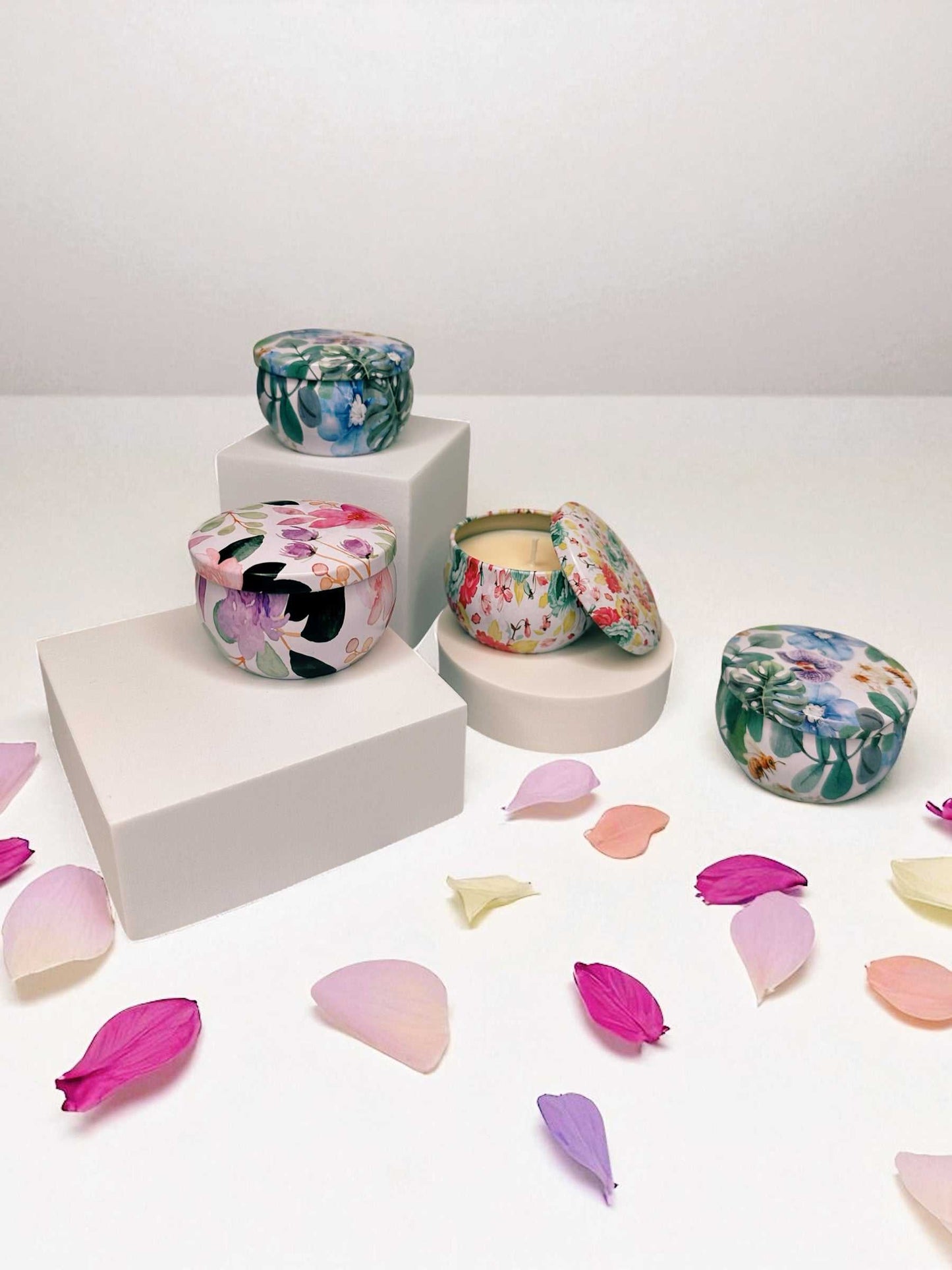  Tin Bath Candles - 4 options! sku-42281842507866 12 $ Shop All Moon Water Apothecary Stew's Incense