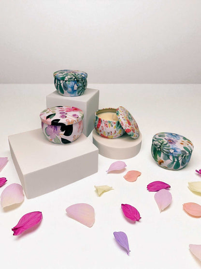  Tin Bath Candles - 4 options! sku-42281842507866 12 $ Shop All Moon Water Apothecary Stew's Incense