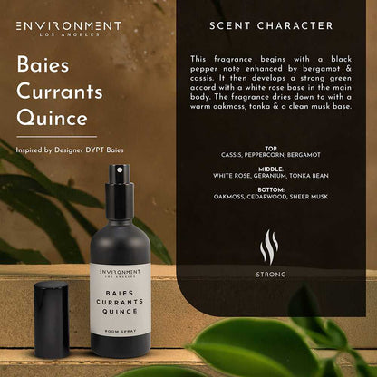 Environment - Room Spray Baies | Currants | Quince Room Spray (Inspired by Diptyque Baies®) EN-RS-BAISEDIP 38 $ Lava Rock Diffusers Stone Candles Stew's Incense