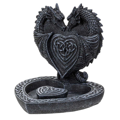Incense Burner Dual Dragon's Heart Backflow Incense Burner 13940 19 $ Shop All The Witches Sage LLC Stew's Incense