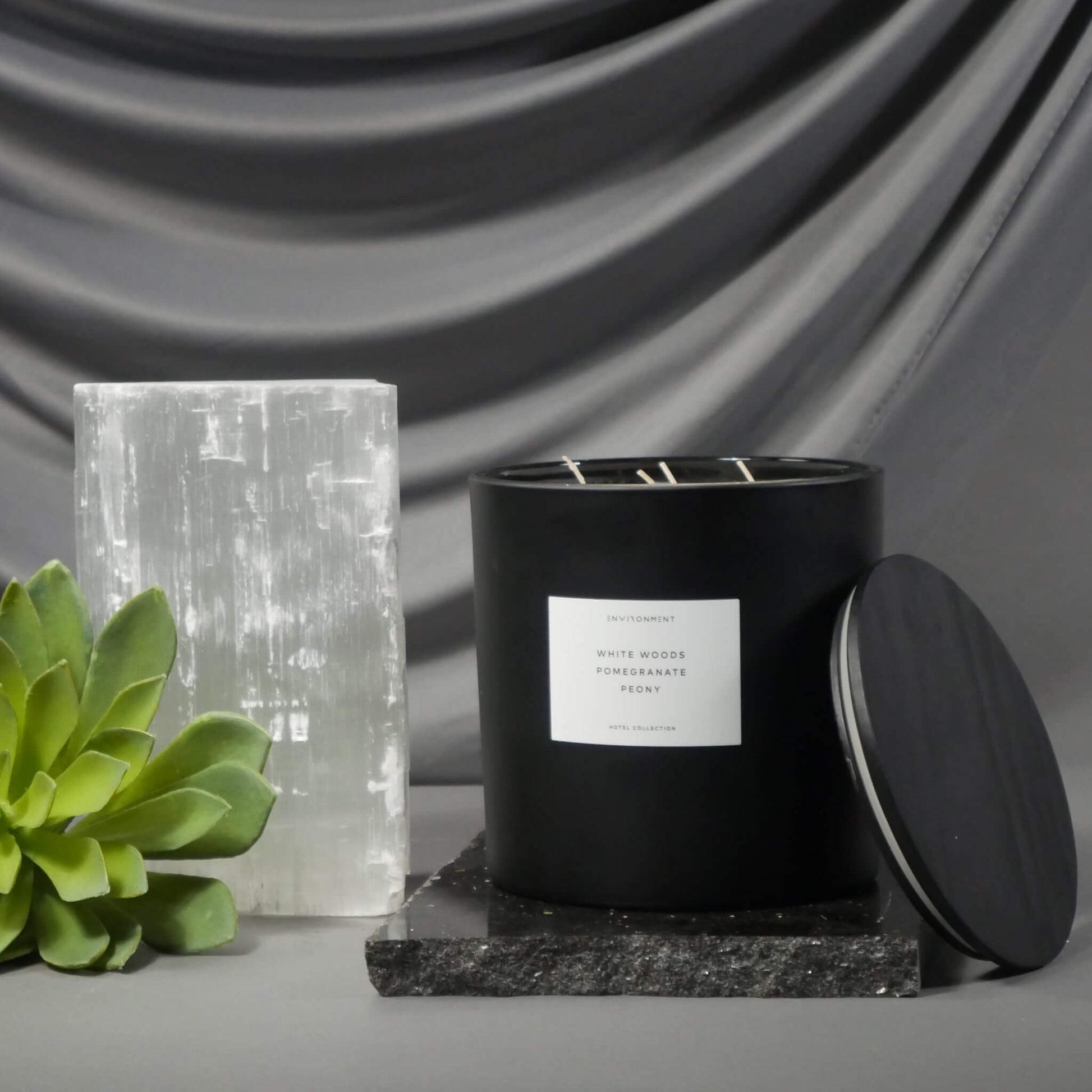 Environment - Candle (Hotel Aromatics) 55oz Green Tea | Orange | Lemongrass Candle (Inspired by Delano Beach Club Hotel®) EN-CAN55-DELANO 139 $ Candles Stone Candles Stew's Incense
