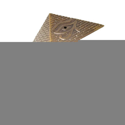 Incense Burner Solid Brass Egyption 9 Pyramid Cone Burner CB4 19 $ Shop All The Witches Sage LLC Stew's Incense