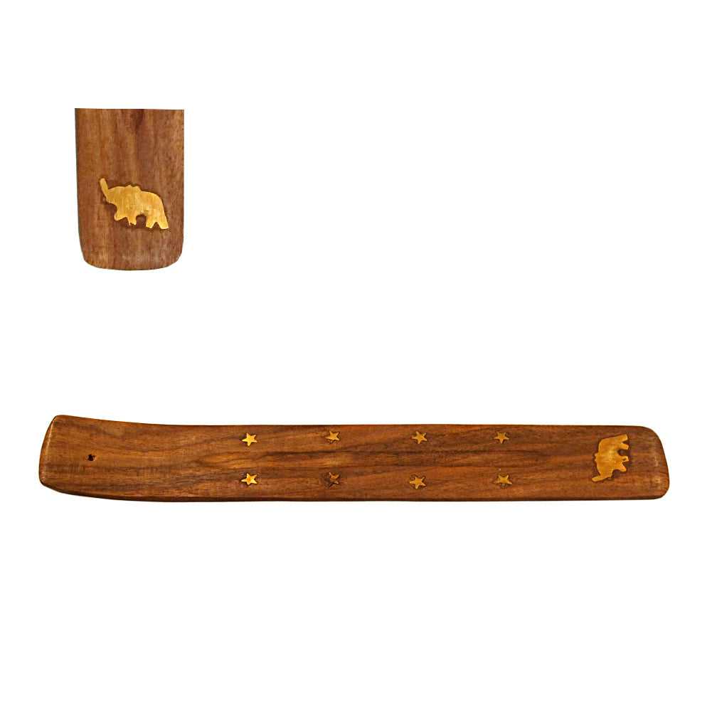 Incense Holder Elephant Wood Incense Boat Burner ER3H 1 $ Shop All The Witches Sage LLC Stew's Incense
