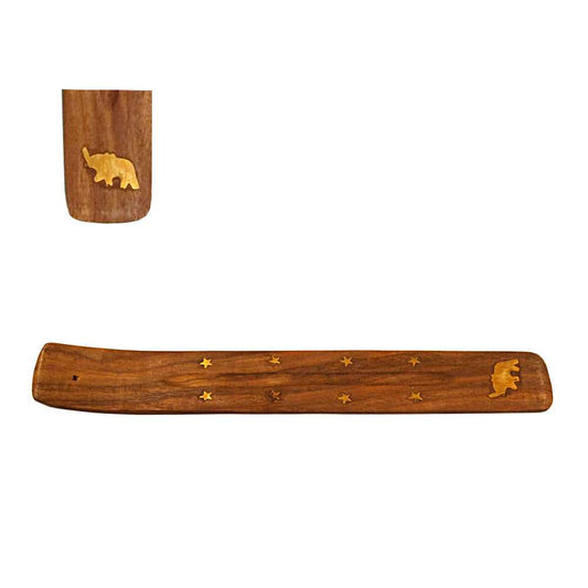 Incense Holder Elephant Wood Incense Boat Burner ER3H 1 $ Shop All The Witches Sage LLC Stew's Incense