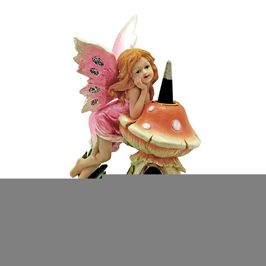 Incense Burner Fairy and Mushroom Backflow Burner BF3073 28 $ The Witches Sage LLC Stew's Incense