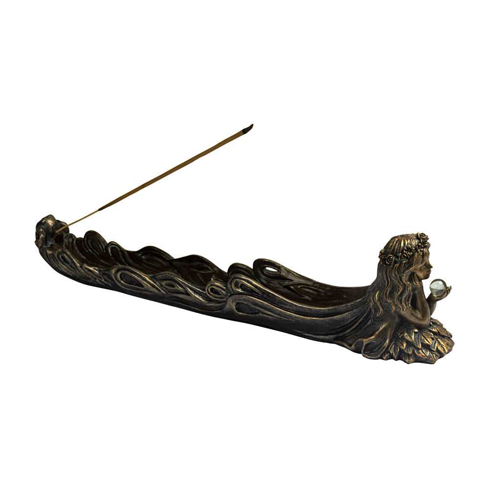 Incense Burner Fairy with Sphere Incense Holder 89728 19 $ Shop All The Witches Sage LLC Stew's Incense