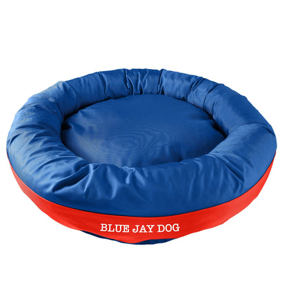 Dog Bed Round Bolster Armor Baseball