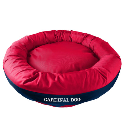 Dog Bed Round Bolster Armor Baseball