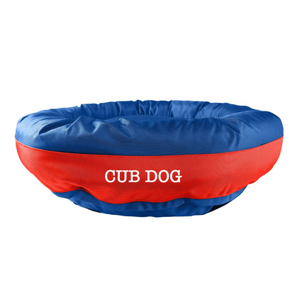 Dog Bed Round Bolster Armor Baseball