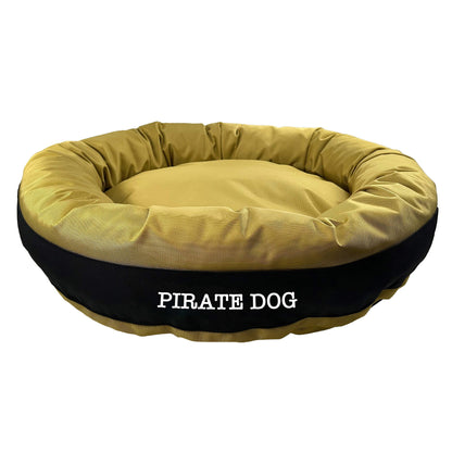 Dog Bed Round Bolster Armor Baseball