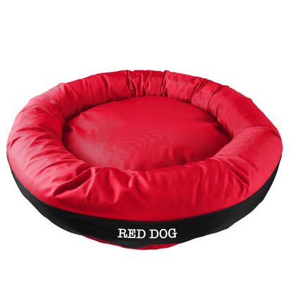 Dog Bed Round Bolster Armor Baseball