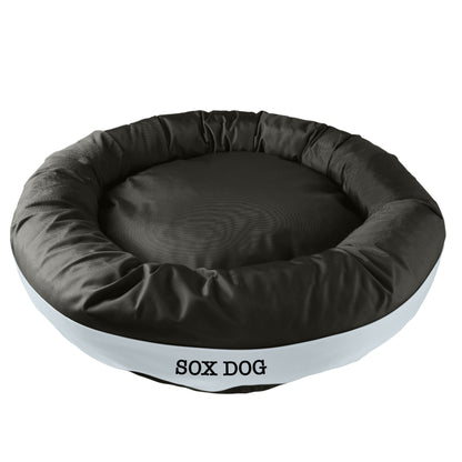 Dog Bed Round Bolster Armor Baseball
