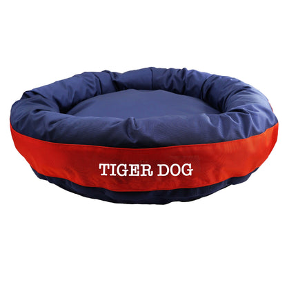Dog Bed Round Bolster Armor Baseball