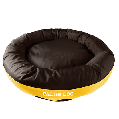 Dog Bed Round Bolster Armor Baseball