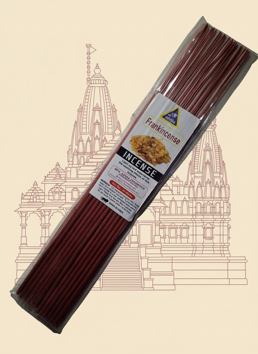 Aasha Frank Incense Jumbo Incense Sticks-16 Inch-25 Sticks