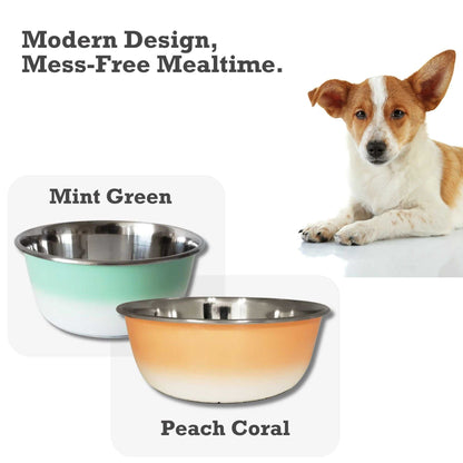 Deep Bowls Deep Dog Bowl – Stainless Steel Bowl, Ideal for Small, Medium & Large Dogs – Peach Coral GRA-003 9 $ Pet Lovers Store American Pet Supplies Stew's Incense
