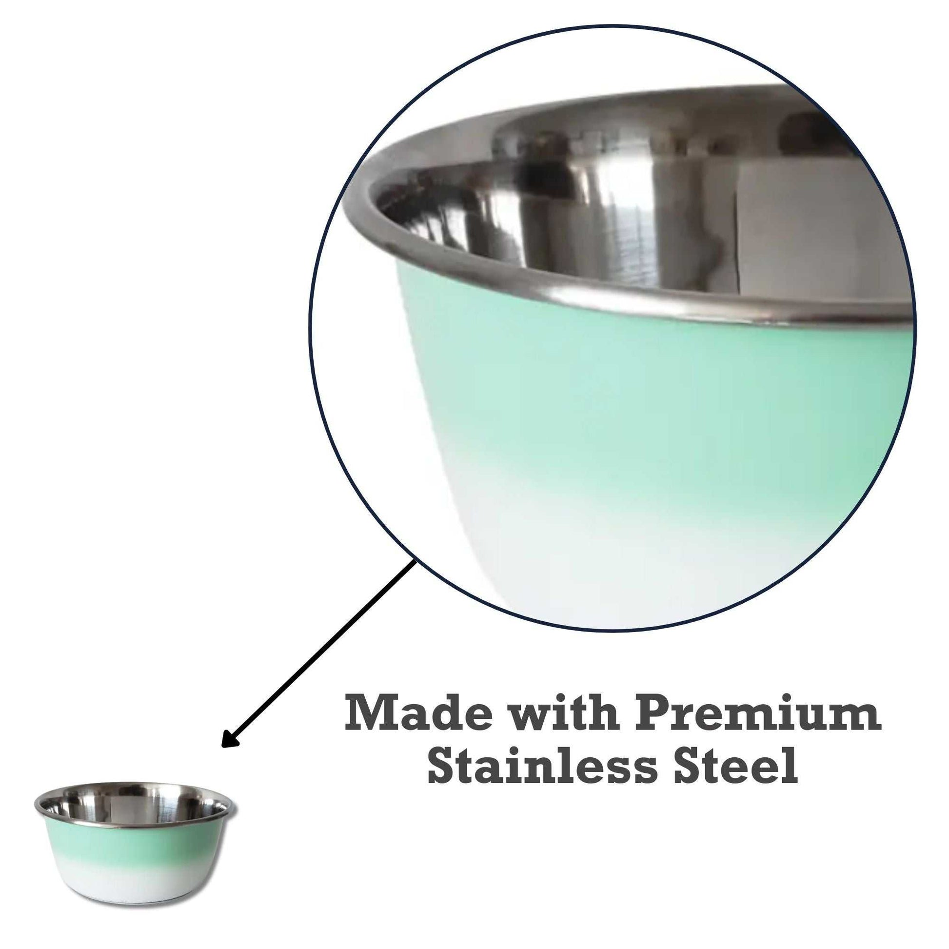 Deep Bowls Deep Dog Bowl – Stainless Steel Bowl, Ideal for Small, Medium & Large Dogs – Mint Green GRA-005 9 $ Pet Lovers Store American Pet Supplies Stew's Incense