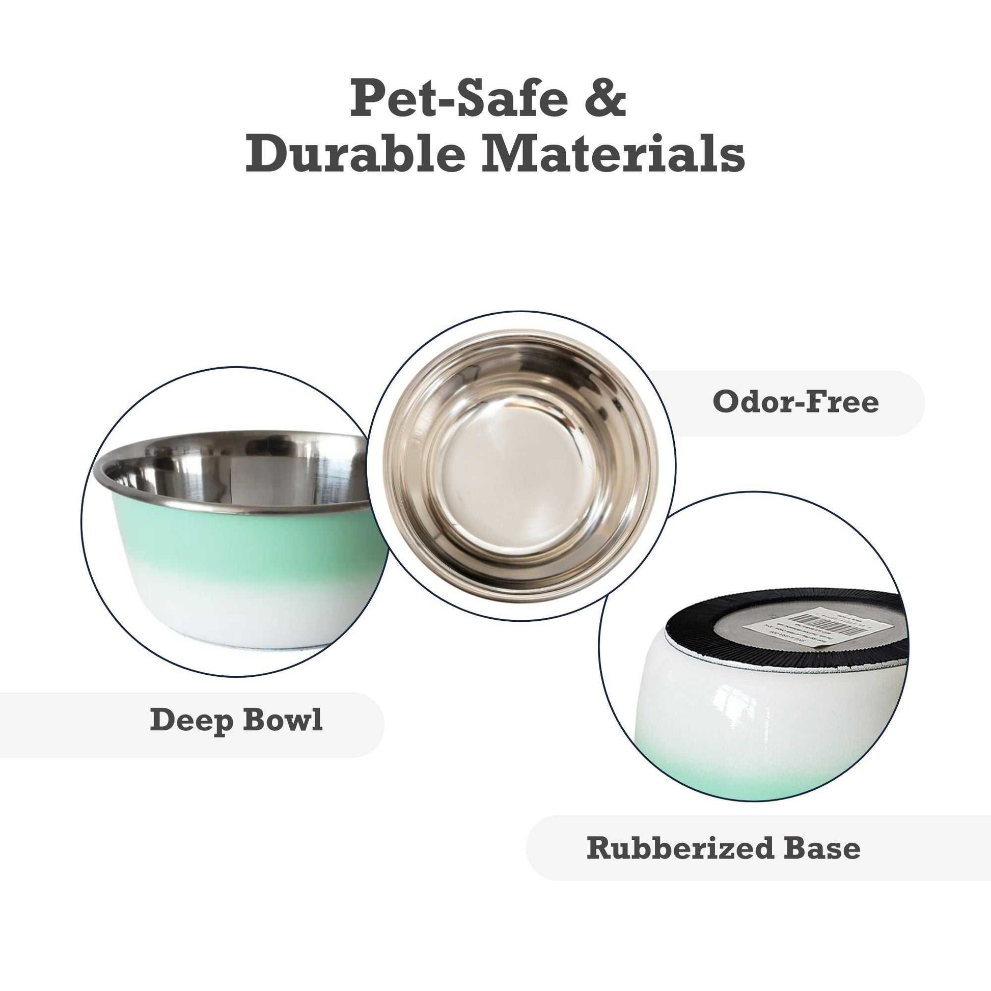 Deep Bowls Deep Dog Bowl – Stainless Steel Bowl, Ideal for Small, Medium & Large Dogs – Mint Green GRA-005 9 $ Pet Lovers Store American Pet Supplies Stew's Incense