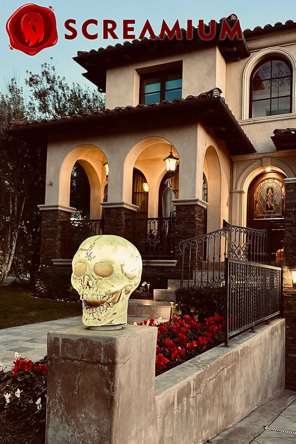 Halloween Giant Skull Animatronic Lamp Prop 20-Inch-Tall Heavy Duty Polyresin Halloween Decoration SCREAMIUM-MPN-10003 179 $ Shop All SCREAMIUM Stew's Incense
