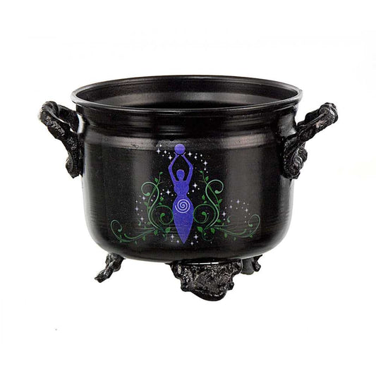 Cauldrons Goddess Metal Burner/Cauldron 64009 11 $ Shop All The Witches Sage LLC Stew's Incense