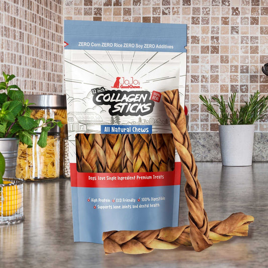Dog Treats Braided Collagen Stick Dog Treats for Joint Health - 12-Inch Standard (4-Pack) PCK126-4P 22 $ Pet Lovers Store American Pet Supplies Stew's Incense