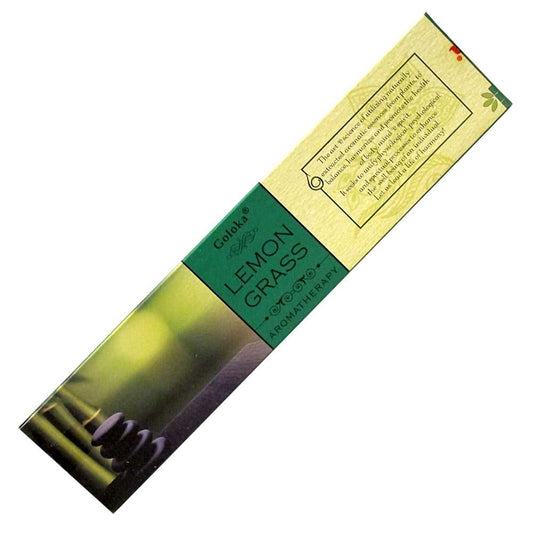 Incense Goloka Aroma Lemongrass Incense Sticks GL154 1 $ Goloka The Witches Sage LLC Stew's Incense