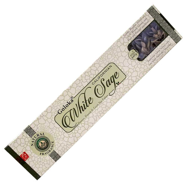 Incense Goloka White Sage Incense Sticks GL136 1 $ Goloka The Witches Sage LLC Stew's Incense
