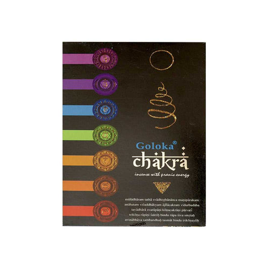 Incense Goloka Chakras Backflow Incense Cones BFC129 1 $ Goloka The Witches Sage LLC Stew's Incense