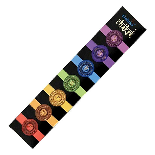 Incense Goloka Chakra Incense Sticks (Black Series) GL172 1 $ Goloka The Witches Sage LLC Stew's Incense
