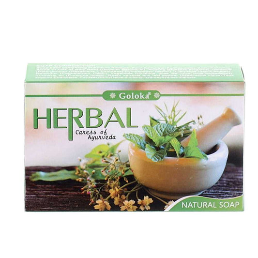 Soap Goloka Herbal Soap 75 gram SOP203 2 $ Goloka The Witches Sage LLC Stew's Incense