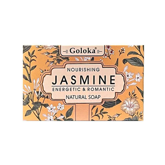 Soap Goloka Jasmine Soap 75 gram SOP211 2 $ The Witches Sage LLC Stew's Incense