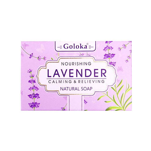 Soap Goloka Lavender Soap 75 gram SOP205 3 $ The Witches Sage LLC Stew's Incense
