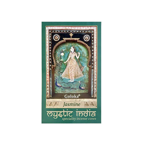 Incense Goloka Mystic India Jasmine Incense Cones GLC51 1 $ The Witches Sage LLC Stew's Incense
