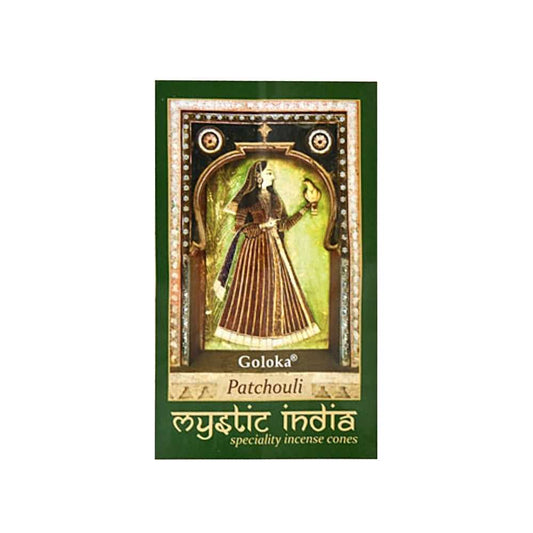 Incense Goloka Mystic India Patchouli Incense Cones GLC52 1 $ Goloka The Witches Sage LLC Stew's Incense