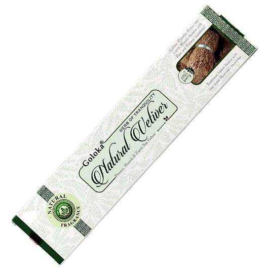 Incense Goloka Natural Vetiver Incense Sticks GL135 1 $ Goloka The Witches Sage LLC Stew's Incense
