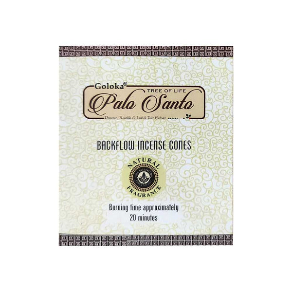 Incense Goloka Palo Santo Backflow Incense Cones BFC126 1 $ Goloka The Witches Sage LLC Stew's Incense