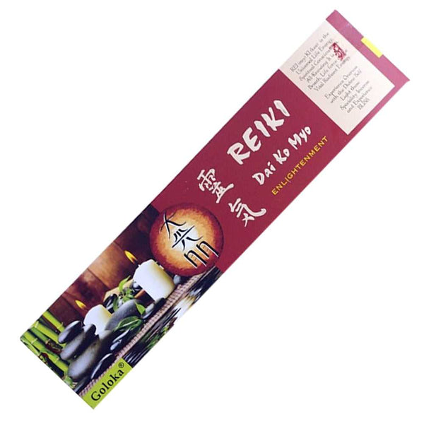 Incense Goloka Reiki Series Dai Ko Myo (Enlightenment) Incense Sticks GLK-REIKI-DKME 1 $ Goloka The Witches Sage LLC Stew's Incense