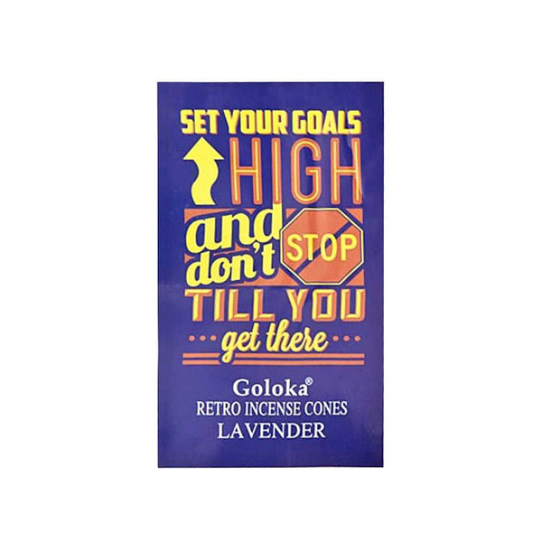 Incense Goloka Retro Lavender Incense Cones GLC79 1 $ Goloka The Witches Sage LLC Stew's Incense
