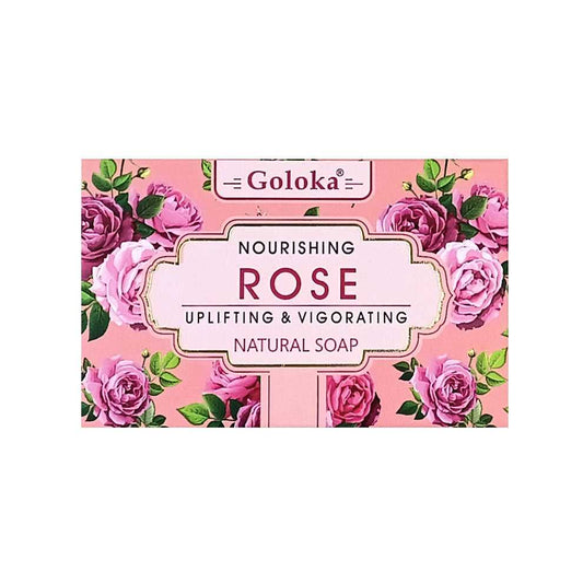 Soap Goloka Rose Soap 75 gram SOP208 2 $ Goloka The Witches Sage LLC Stew's Incense