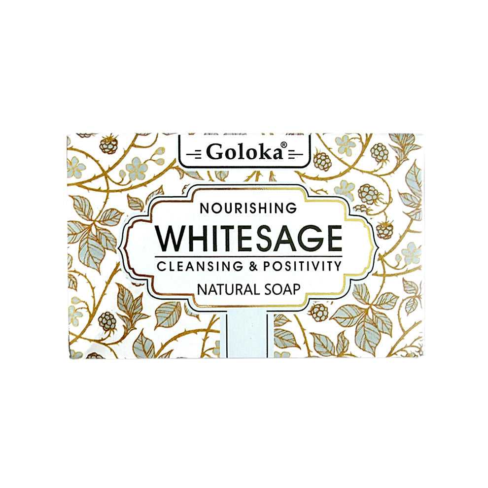 Soap Goloka White Sage Soap 75 gram SOP209 2 $ The Witches Sage LLC Stew's Incense