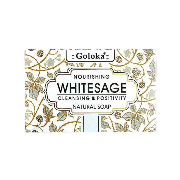 Soap Goloka White Sage Soap 75 gram SOP209 2 $ The Witches Sage LLC Stew's Incense