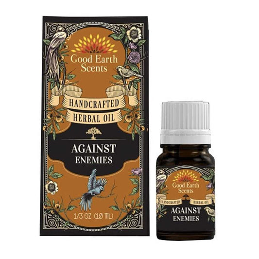Herbal Oil Good Earth - Against Enemies Herbal Oil 57116 3 $ Shop All The Witches Sage LLC Stew's Incense